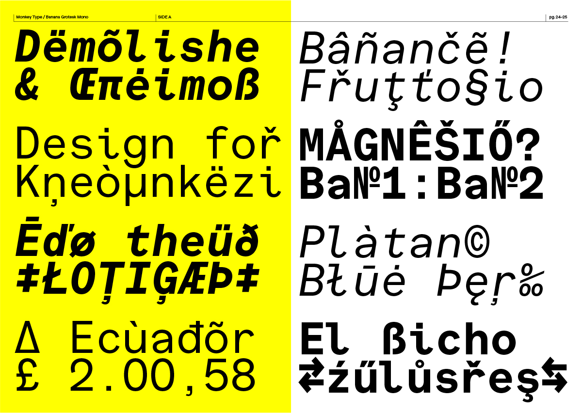 Specimen: Banana Mono